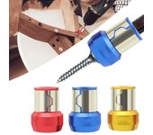 Portapuntas magnético para destornillador, potente magnetizador, anillo magnético eléctrico de aleación negro