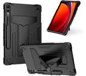 Funda protectora para tableta TAB S9 PLUS de 12,4 pulgadas con carcasa anticaída de tres capas, soporte en forma de T, paquete completo TAB S9 11-inch 2023/TAB S9 FE 11-inch 2023 menta/verde