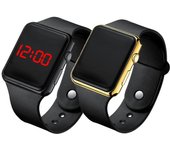 Reloj digital LED unisex de moda, relojes de pulsera deportivos para hombres y mujeres, relojes para amantes, reloj electrónico de lujo a la moda, reloj para parejas, reloj sencillo 5