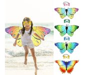 Bufanda de mariposa de hada para cosplay, regalo de fiesta, capa para niños, chal con alas de mariposa, accesorio para disfraces 1