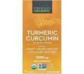 Viva Naturals, Organic Turmeric Curcumin with Black Pepper, 1,500 mg, 90 Tablets (500 mg per tablet)