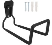 Soporte universal para manguera de agua, resistente al óxido, de metal, para garaje, pared, jardín exterior.