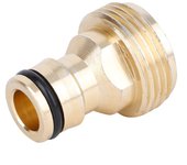 Conector de manguera de conexión rápida de aluminio de 3/4  Adaptador de tubería de agua para jardín doméstico