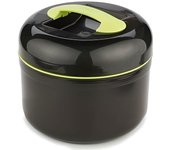 Boite repas isotherme - Valira - Fiambrera grande - 1,5L - Noir et vert - Compartimento amovible