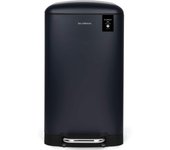 Les Collectors Cubo de Basura con Pedal, Metal, Bleu Fonce, 40 L