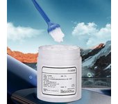 Grasa lubricante para rieles de techo corredizo de automóvil, 100 g, para puertas, ruidos anormales, aceite antioxidante, aceite blanco para cojinetes de engranajes de mantenimiento mecánico
