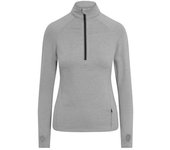 AWDis Just Cool Womens/Ladies Cool-Flex Half Zip Top M plata/gris