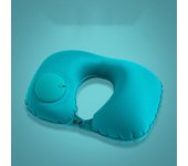 Almohadas de viaje Inflables Súper ligeras Portátiles Almohada para el cuello en forma de U Automática color rosa