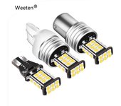 Lámpara de señal 7440 W21/5W Led 3030SMD T20 W21/5W 7443 W21W 1156 1157 BA15S Luz de marcha atrás 7443 blanco