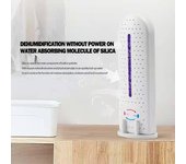 Deshumidificador pequeño para secar zapatos, armario y dormitorio, silencioso, para el hogar blanco