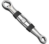 Llave universal 23 en 1 Juego de llaves imperiales métricas de doble cabeza Llave ajustable de trinquete Llave de 7-19 mm Herramienta manual multifuncional flexible