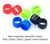1pair Lightweight Handlebar Tape Ring Silicone Handlebar Tape plug  Cycling Accessories negro