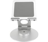 Soporte de Escritorio para Teléfono Móvil Altura y Ángulo Ajustables Base Metálica Grande Atril de Lectura Soporte para Tablet