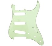 Golpeador Musiclily Pro 62 Year Stratocaster de 11 agujeros fabricado en Japón para guitarra Fender Japan Strat Strat Electric Eye Mint Green 3P. verde menta