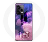 Funda Maniacase para Xiaomi Redmi Note 12 Pro 5G bts kpop logo grupo musica