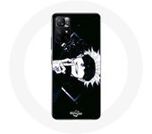 Coque pour Xiaomi Redmi Note 11s 5G Gojo Satoru Jujutsu Kaisen Manga Fond Noir