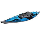 Kayak inflable CAPTAIN STAG con estructura de aire, deportivo, a rayas, monoplaza, bomba y bolsa de almacenamiento incluidas, azul claro, US-1004 azul claro