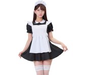 Party City Closet Cosplay Basic Maid Negro Shelly's Mujer