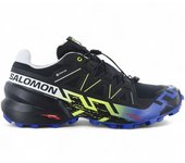 Salomon Speedcross 6 GTX Fan Fire - GORE-TEX - Herren Trail-Running Schuhe Laufschuhe 478322 ORIGINAL EU 43 1/3 UK 9 negro