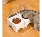 Cuenco inteligente para gatos, comedero para mascotas, comedero para perros y gatos, sensor infrarrojo, tapa de apertura automática, comedero inteligente, dispensador de comida para gatos antirratones