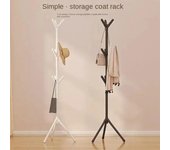 Perchero móvil de pie con múltiples ganchos, con forma de rama de árbol, práctico perchero para el hogar, la sala de estar y el almacenamiento de ropa. blanco