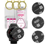 3 protectores de pantalla de vidrio híbrido mate apgo para Amazfit Stratos 3, sustituto de vidrio templado, antiagrietamiento
