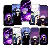 Phone Case for Samsung Galaxy S25 S24 S23 iPhone 16 15 Xiaomi Redmi Note 14 13 12 16E X 11 Pro OPPO Moto Huawei Anime Jujutsu Kaisen Gojo Satoru Cover for Samsung Galaxy A16 techo de