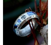 Anillos de concha de abulón de acero inoxidable con diseño del árbol de la vida vikingo de moda para hombre, anillos de runas vikingas nórdicas de Odín, amuleto retro, regalo de joyería 6