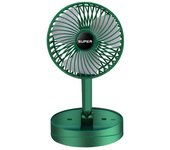 Ventilador pequeño plegable Mini ventilador eléctrico portátil Ventilador pequeño de escritorio de mano Ventilador de carga USB color rosa