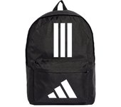 Mochila clásica adidas de 3 bandas para el regreso a clases, unisex, color negro One size negro