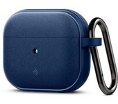 Estuche Caseology para AirPods 3, TPU duradero, de lujo, a prueba de golpes, con mosquetón incluido, estuche protector para AirPods 3 de tercera generación, resistente a rayones, inalámbrico. azul marino