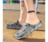 Zuecos de verano a la moda, sandalias de playa, zapatillas para hombre, zapatillas de exterior, chanclas transpirables de gelatina, calzado informal hueco 5