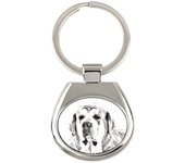 Spanish Mastiff, Mastín Español - keychain with a dog, keychain with a print, personalized pendant from the Art-Dog brand plata