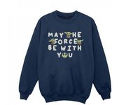 Star Wars Boys The Mandalorian Grogu May The Force Be With You Sweatshirt 3-4 Years