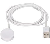 Cargador magnético inteligente para reloj con cable de carga rápida de 3,3 pies compatible con la serie IWatch, color blanco blanco
