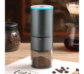 Molinillo de café eléctrico tipo C, máquina trituradora de granos de café automática portátil con carga y núcleo de molienda de acero inoxidable y cerámica