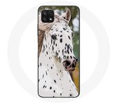 Coque pour Samsung Galaxy A22 5G Appaloosa Cheval blanc