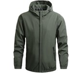 Chaquetas cortavientos para hombre, ropa de abrigo, abrigo táctico impermeable para piloto, sudadera con capucha, ropa de caza para hombre, ropa militar 4XL verde