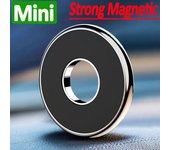 Soporte magnético universal para teléfono de coche, soporte para teléfono móvil con imán para coche, soporte para GPS para iPhone, Xiaomi, Samsung, soporte de pared 1 PCS plata