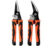 Tijeras multifuncionales para cortar chapa metálica, tijeras de aviación, tijeras de corte recto, herramienta manual profesional industrial