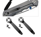 Nuevo clip trasero de acero inoxidable para herramienta de vaina de bolsillo plegable Clip trasero Clips traseros de vaina plegables Set