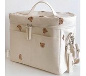 Bolsa térmica aislante para biberones, cochecitos, cochecitos, bolsas para mamás y pañales. blanco
