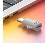 Adaptador Convertidor IOS a USB C Convertidor USB C Macho Para Teléfono Móvil/Tableta/PC/Portátiles black-no key hole