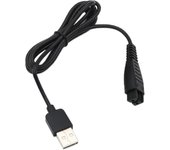 Cargador USB KAUMO Afeitadora eléctrica Panasonic y eléctrica Compatible con adaptador de carga (Para cepillo de dientes) RC1-80 negro