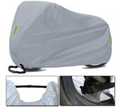 Cubierta para bicicleta, cubierta para bicicleta, cubierta para lluvia para bicicleta, impermeable, antipolvo, protección UV, resistente para plata