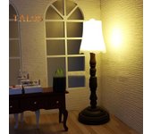 Lámpara de piso de plástico en miniatura TALOS, decoración para el baño, la sala de estar y la casa de muñecas, regalo