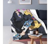 Manta peluda de Anime SK8 The Infinity, Kyan Reki Hasegawa Langa Yaoi, mantas divertidas para sofá, ropa de cama, alfombra de salón 75x100cm 30x40in