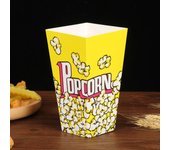 10 cajas de papel para palomitas de maíz a rayas, cubos, bolsas con rayas rojas y blancas, contenedores para bocadillos para baby shower, cumpleaños, fiestas 4