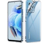 Funda suave de 1,5mm de espesor para Xiaomi Redmi Note 12 5G Note 12 4G 12S 12 Pro Plus 11 11S 10S 9S funda trasera de silicona transparente Redmi Note 12S 4G transparente
