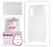 apgo Protective Skin Sticker for the back+sides compatible with Xiaomi Mi 9 Pro, Full Wrap Film, Foil, Vinyl - Pattern Matte Transparent